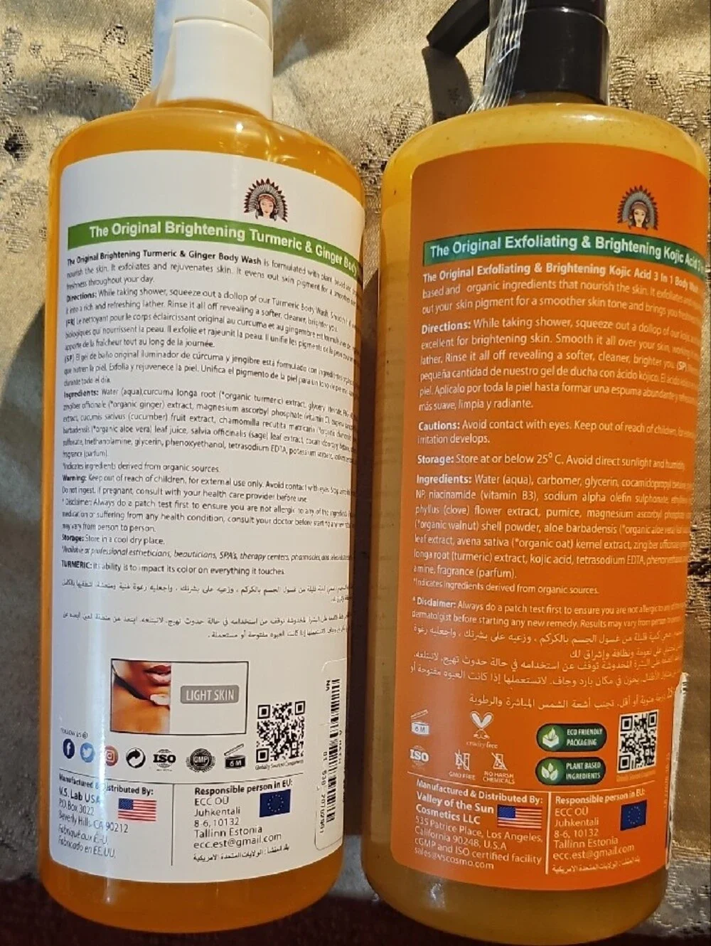 Brightening Turmeric & Ginger Body Wash - Orange